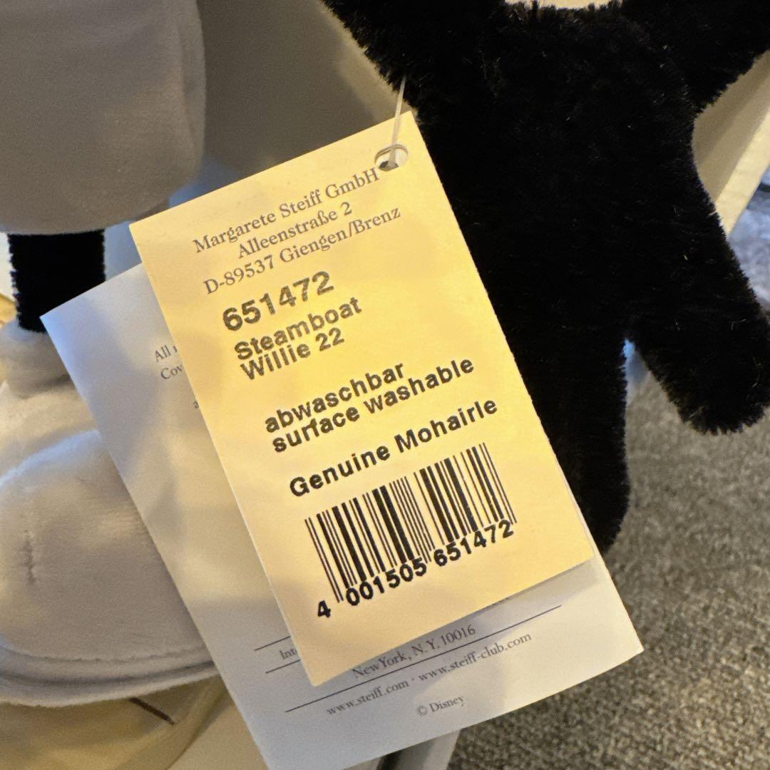 シュタイフ 蒸気船ウィリー ミッキーマウス 世界限定品