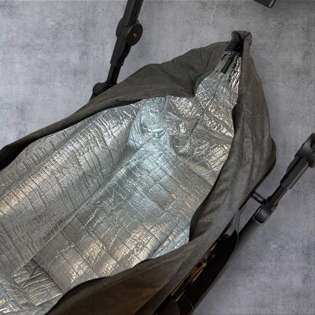 【美品】EcoCa Excella グレー　ショッピングカート　保冷バッグ