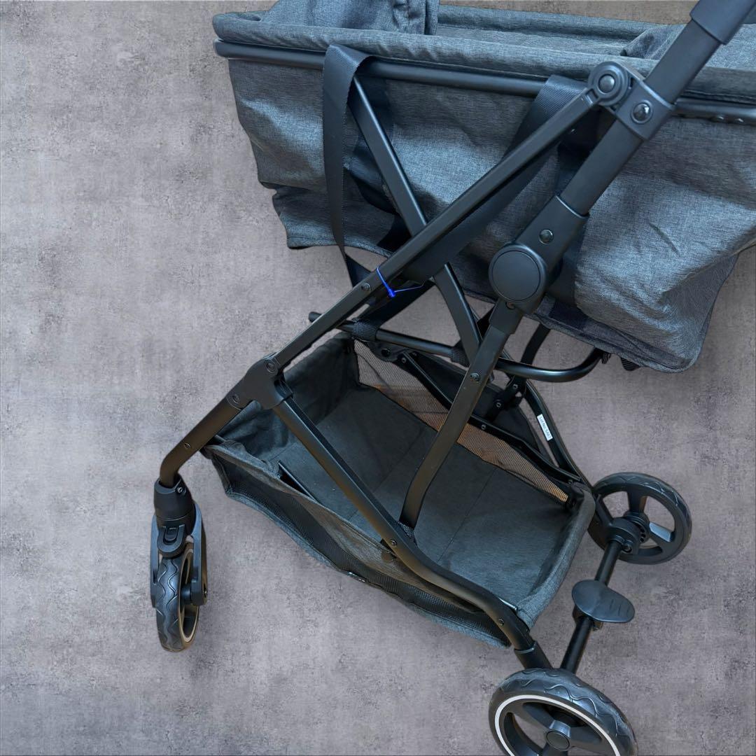 【美品】EcoCa Excella グレー　ショッピングカート　保冷バッグ