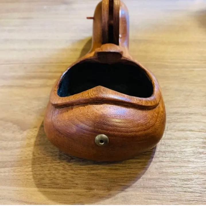 未使用 坪源 墨つぼ 墨壺 源氏坪 神代仕上 210mm 欅 宮大工 大工 神社