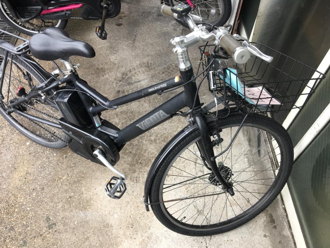地域限定送料無料　パス　ヴィエンタ　内装5段変速　黒　神戸市　電動自転車