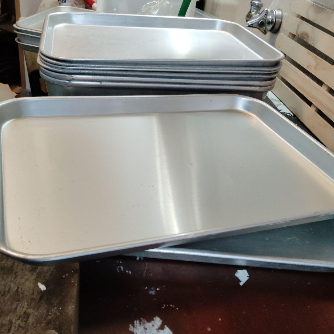 魚屋さん、肉屋さん必見！ 食品硬質アルミバット(蓋付き)+蓋２枚