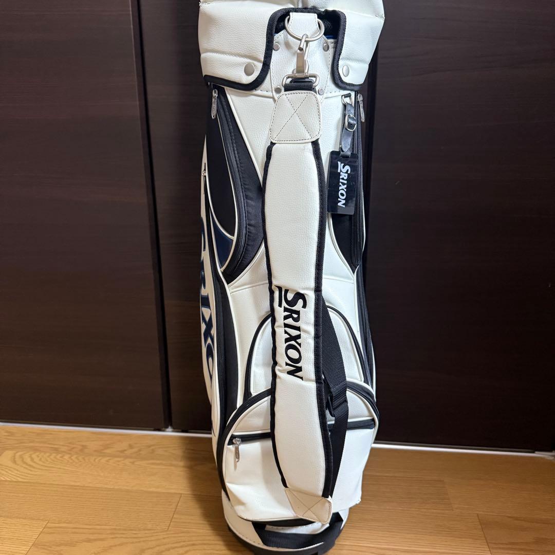 Srixon キャディバッグ ゴルフバッグ ホワイト・ブラック・ブルー