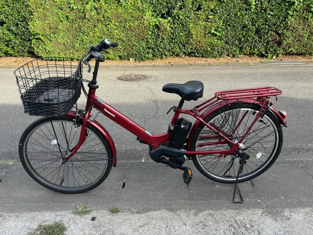 2023年モデル　パナソニック ティモ・A 内装3段 マチュアレッド 電動自転車