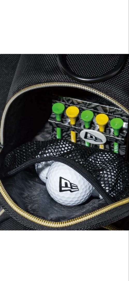 ニューエラ New Era キャディーバッグ ブラック × ゴールド