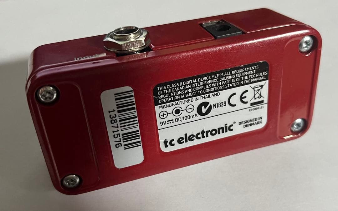 tc electronic HOF MINI　リバーブ