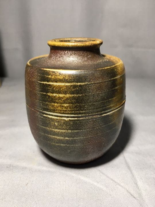 【茶道具】備前焼 肩衝茶入 茶入124