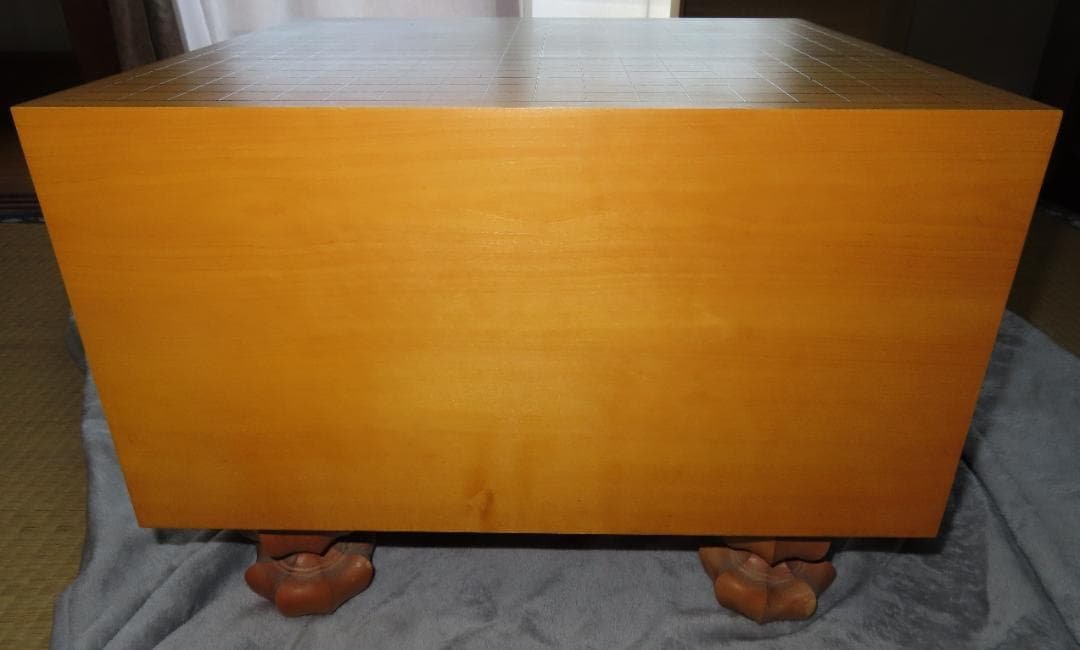 高級碁盤セット（本榧碁盤　天地柾7.8寸、碁石）