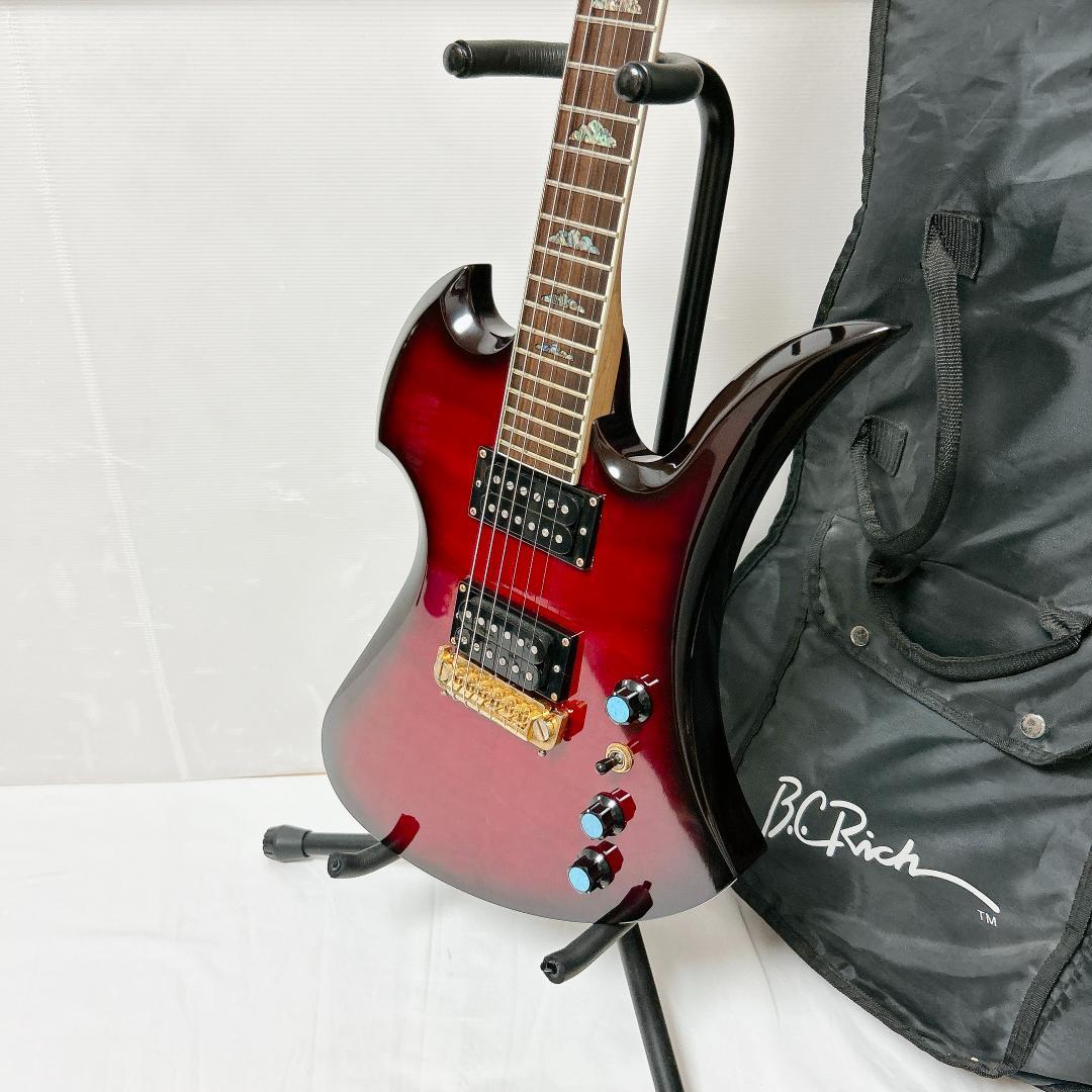 美品 B.C.Rich Mocking Bird モッキンバード レッド 雲 赤