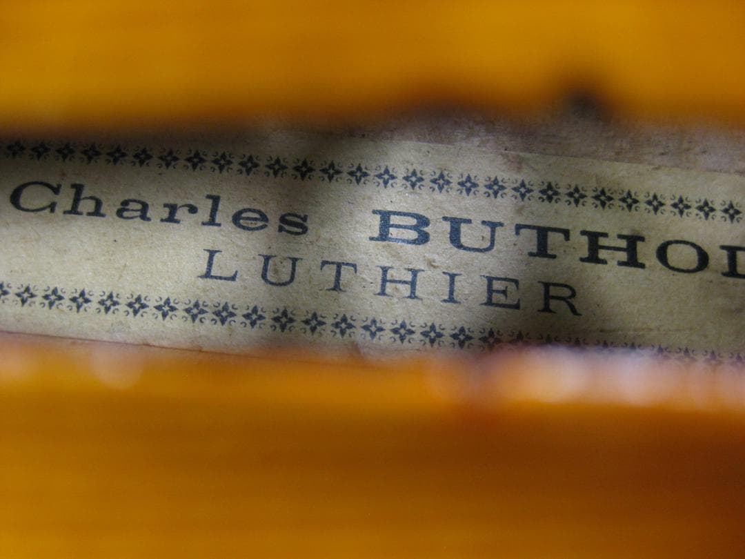 【モダンフレンチ】 JTL工房製 C.Buthod ca.1920 バイオリン