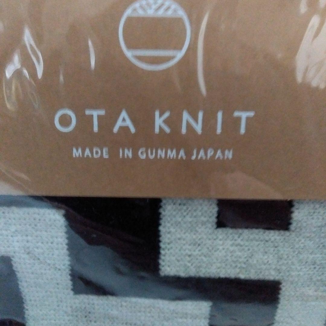 布袋寅泰　HOTEI ×OTA KNIT　ファインウール　Gマフラー　G柄