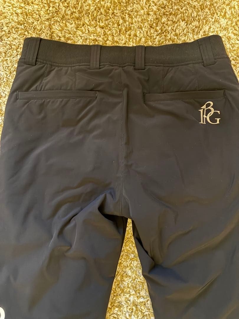 ウノピュウゴルフ中綿ジョガーパンツブラックMサイズ