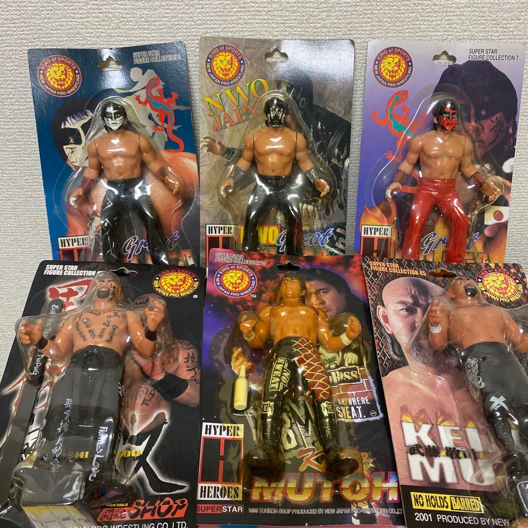 武藤敬司フィギュア　6体セット