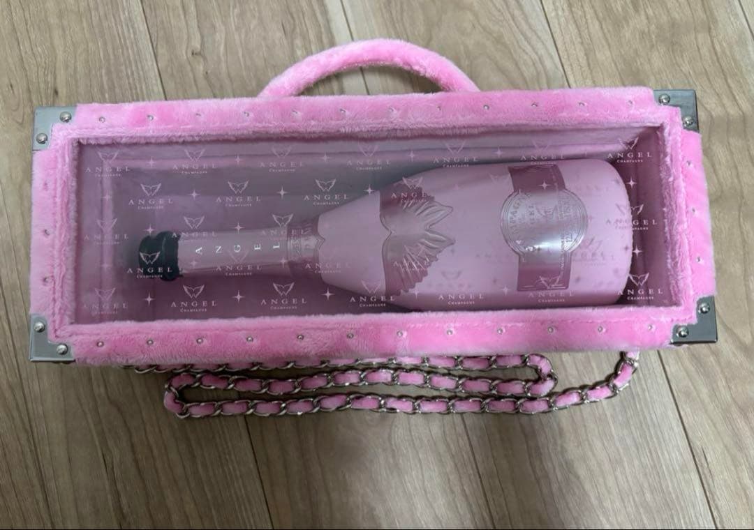 【空箱】【空瓶】エンジェル シャンパン ドゥミセック ピンク ファータイプ