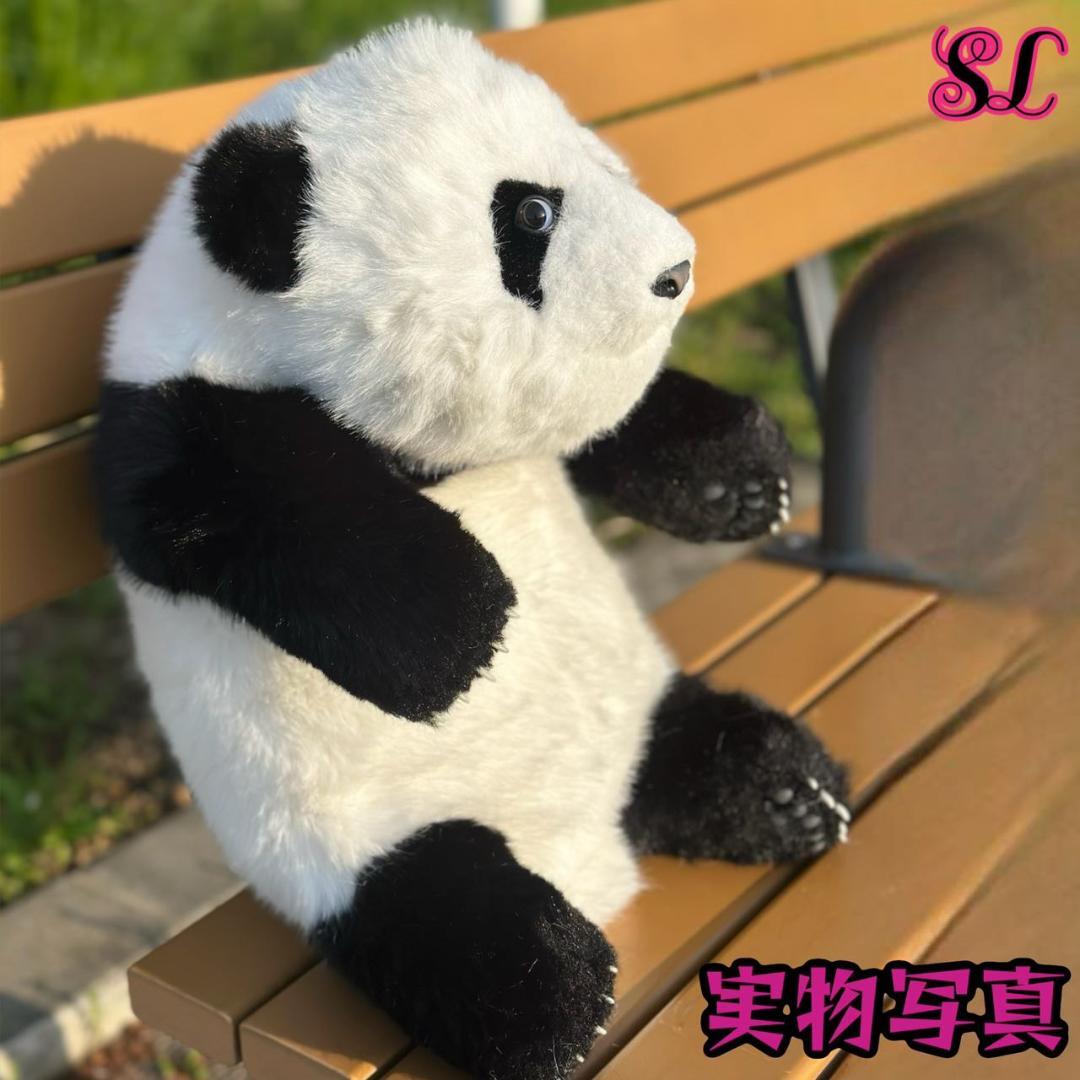 リアルで癒される！5ヶ月齢パンダ ぬいぐるみ登場 ファファ まるで本物！