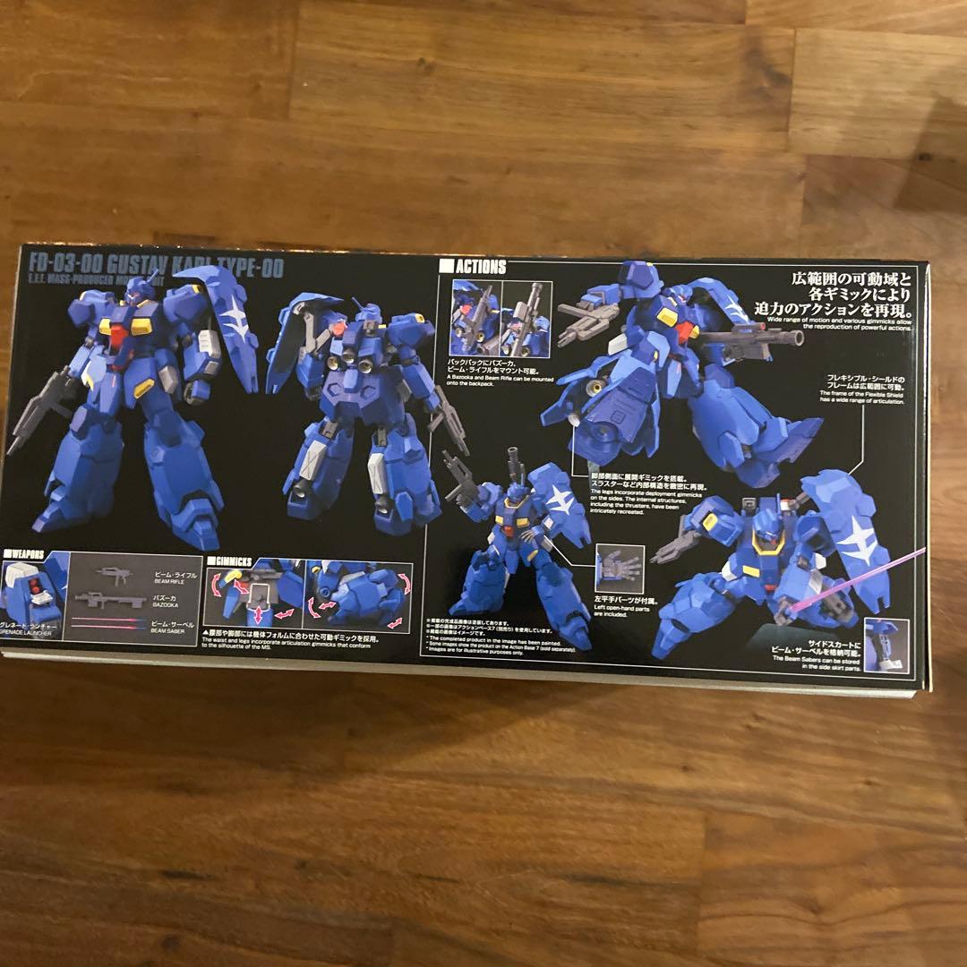 ガンプラ　HG シャリア専用リック・ドム(GQ) HG グスタフ・カールOO型