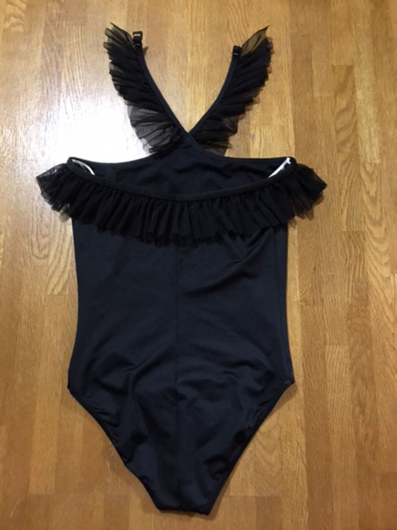 モンドール / 黒　ホルターネック レオタード