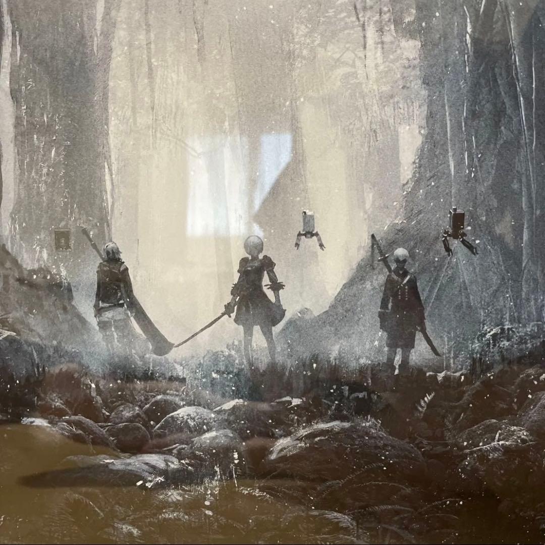 ニーアオートマタ　ニーアレプリカント　複製原画　NieR Art　囚ワレタ絆