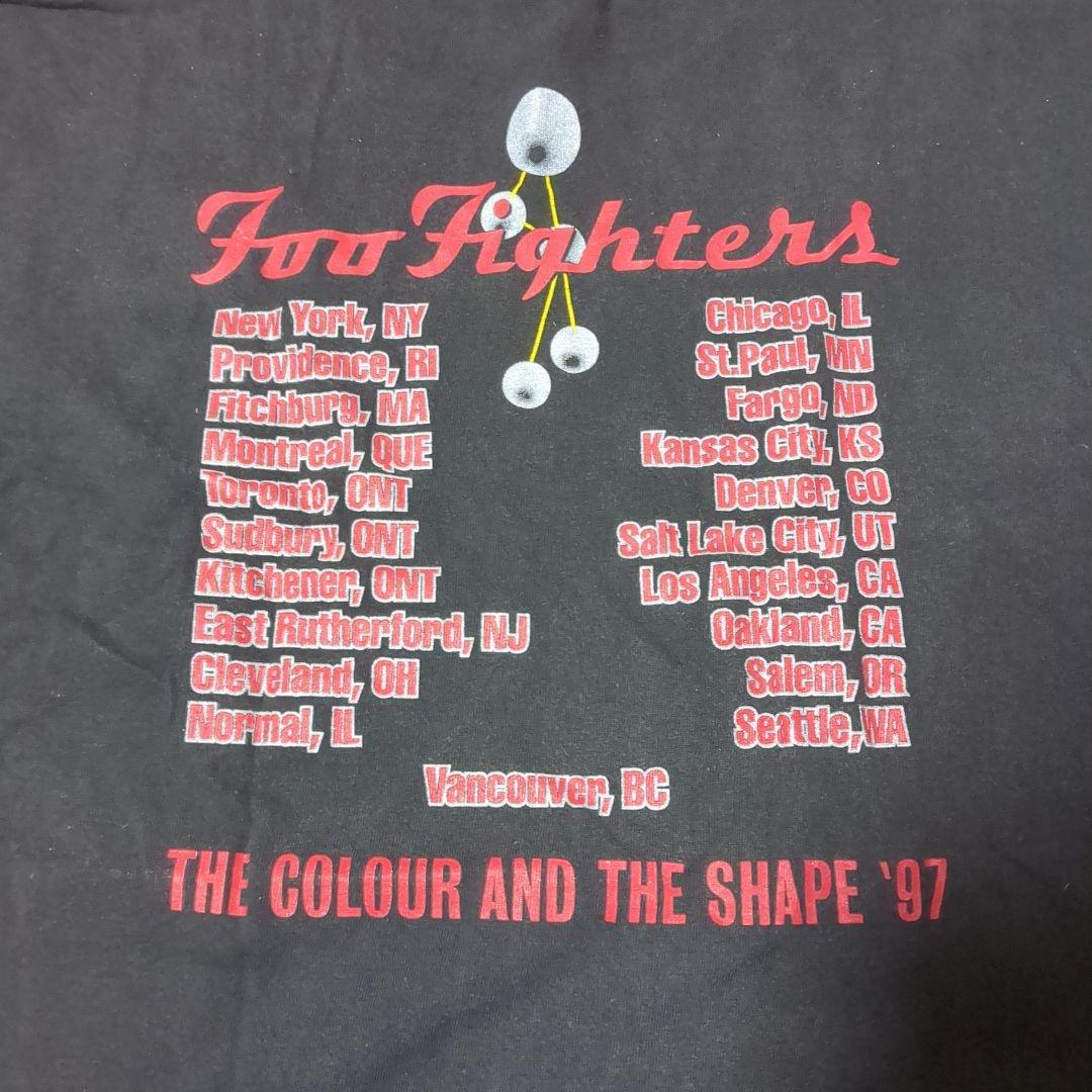 Foo Fighters　’97 ツアーTシャツ　BLK