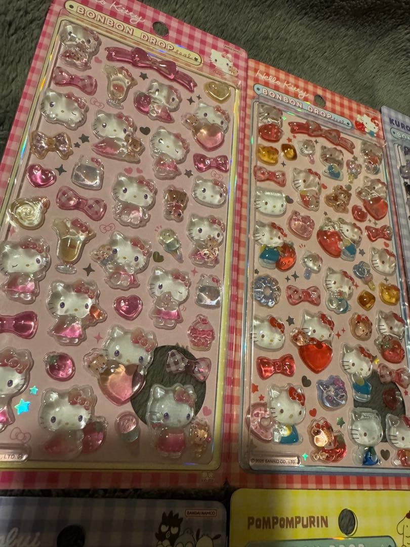 【確実正規品！！】サンリオボンボンドロップシール 8セット