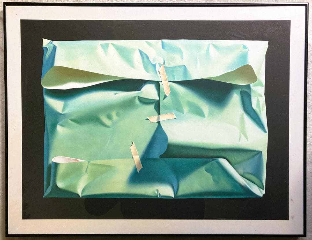 ユルヨ・エーデルマン 「緑の包み」 リトグラフ　直筆サイン入り