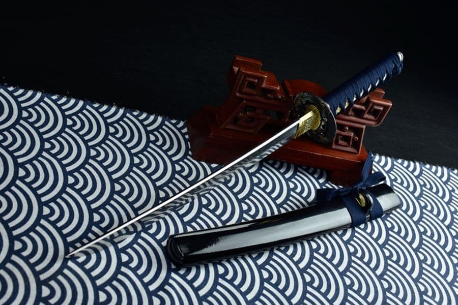 稲妻リブ差侍短刀 武具　刀装具　日本刀　模造刀　居合刀