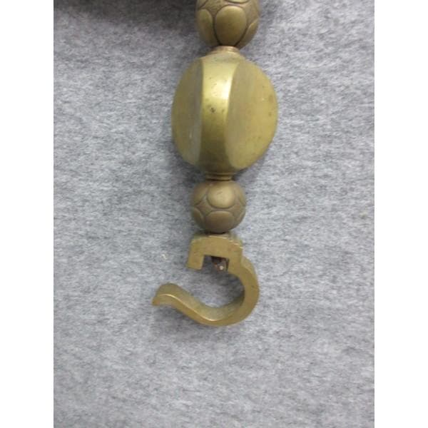 真鍮自在鉤福神纏形 [B26675]