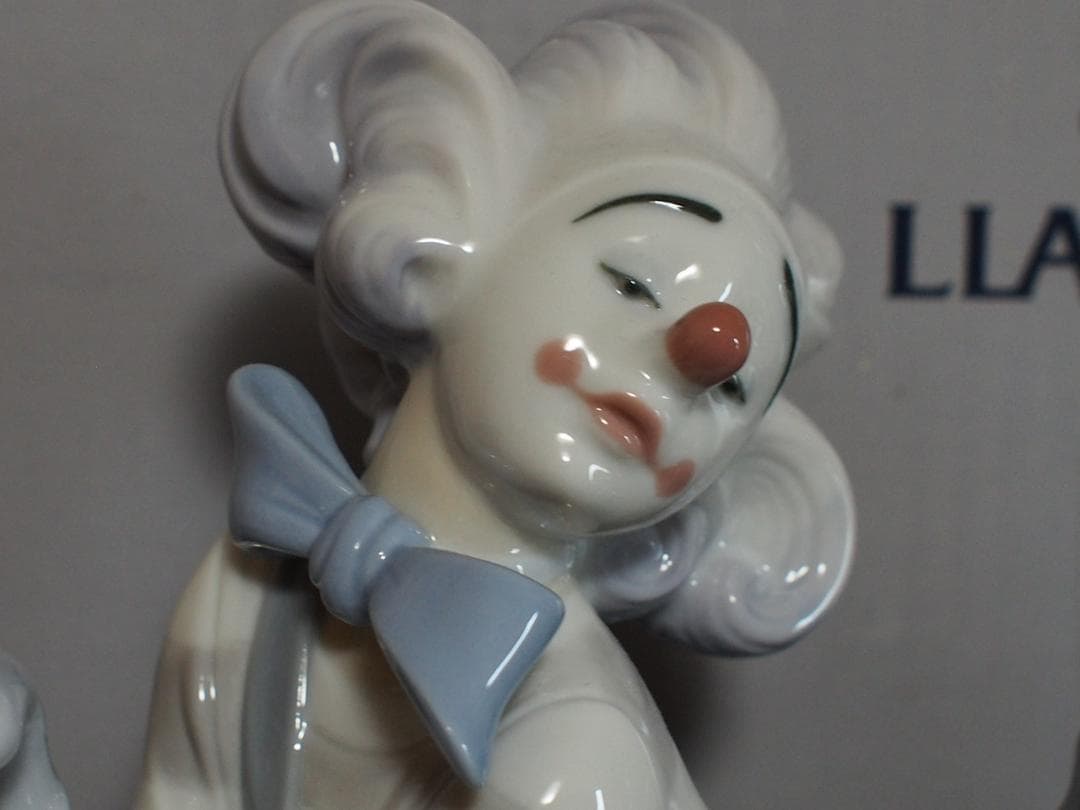 ★　LLADRO リヤドロ ピエロの手品 人形 フィギュリン 共箱 ・美品