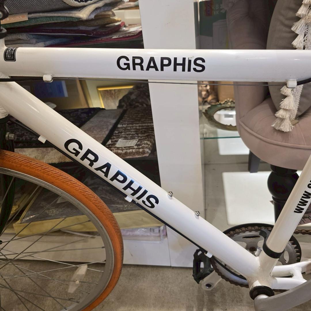 【引取限定】 GRAPHIS グラフィス GR-001G クロスバイク ホワイト