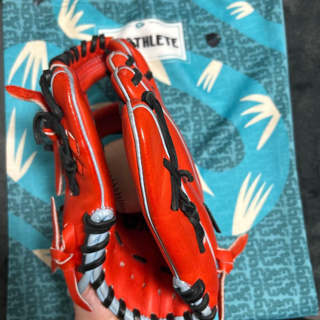 GLORY 軟式グローブ レッド