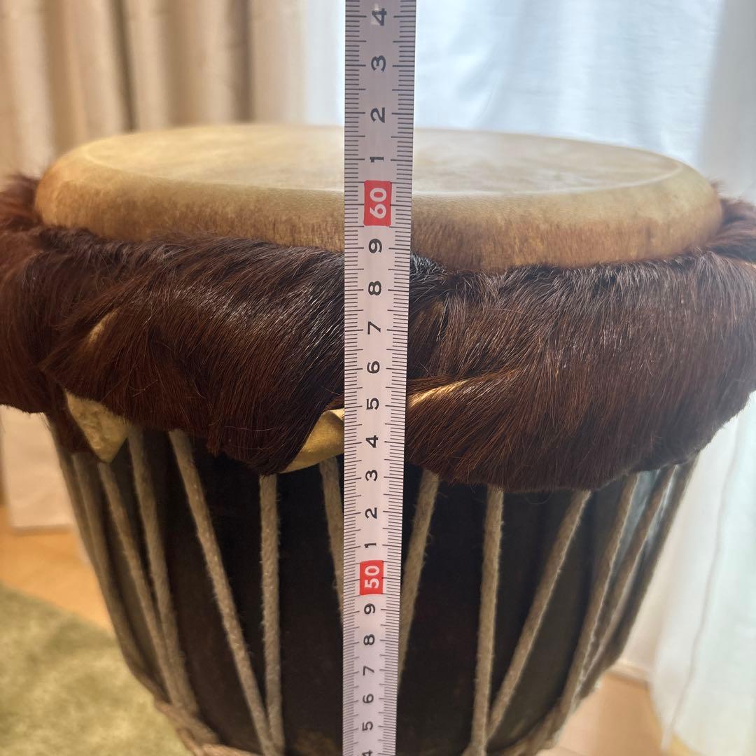 ジャンベ　木製　民族楽器