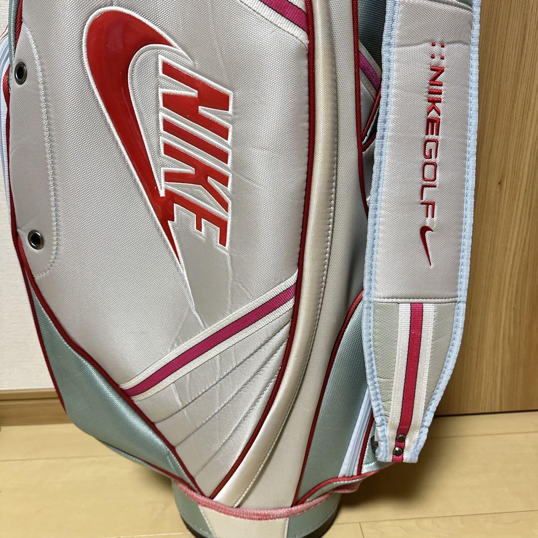 廃盤希少 NIKE GOLF キャディバッグ ライトブルー/ホワイト