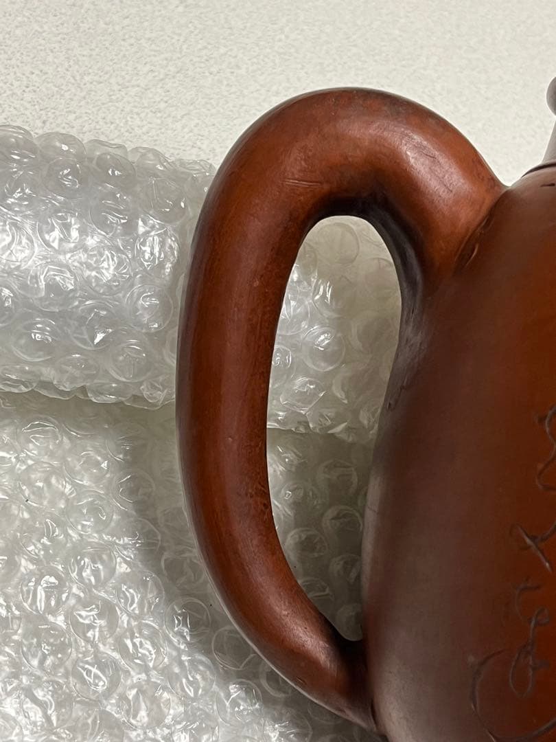 急須　ポット　茶器　朱泥