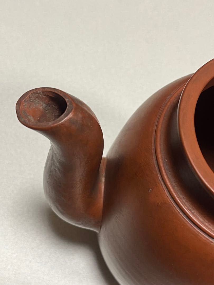 急須　ポット　茶器　朱泥