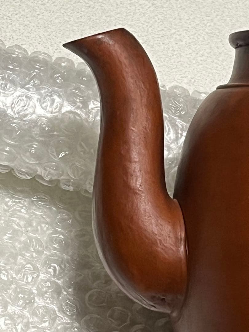 急須　ポット　茶器　朱泥