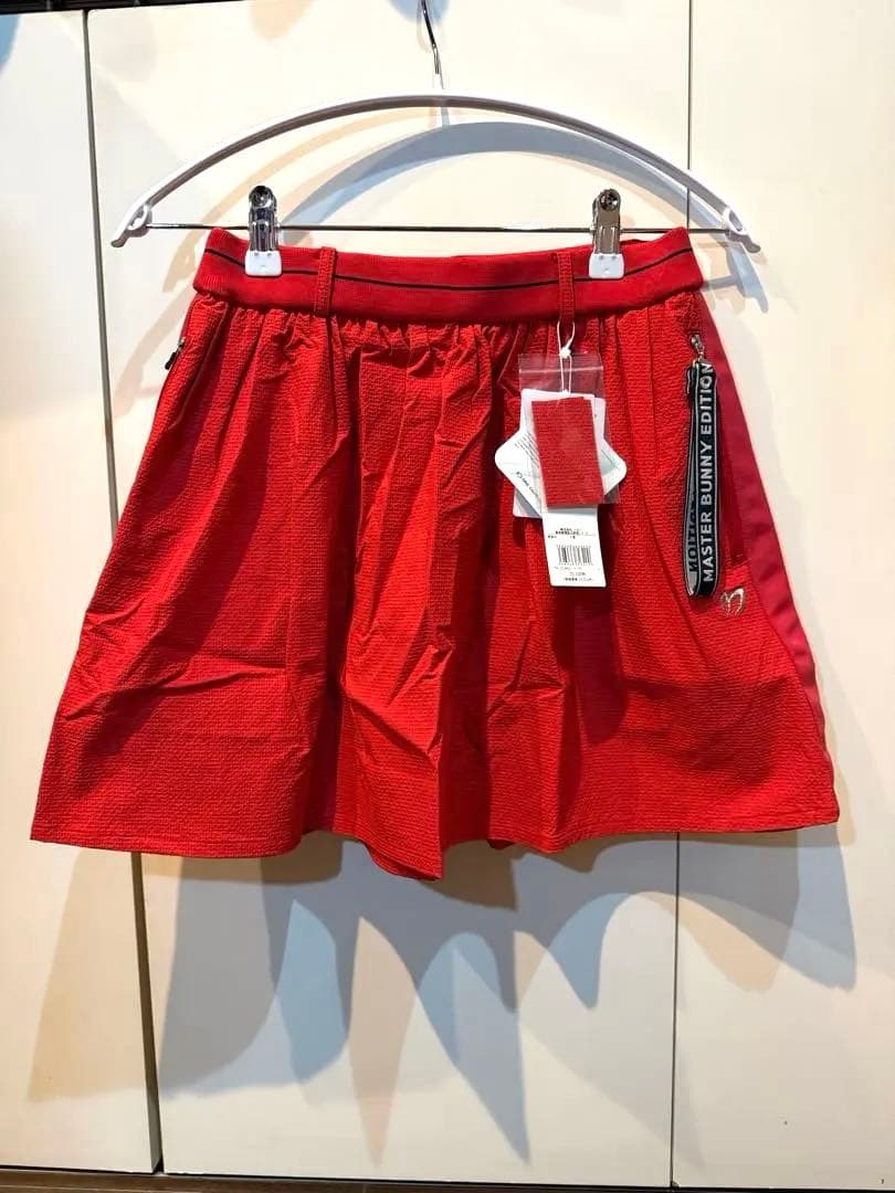 【新品】MASTER BUNNY EDITION スカート サイズ0 レッド