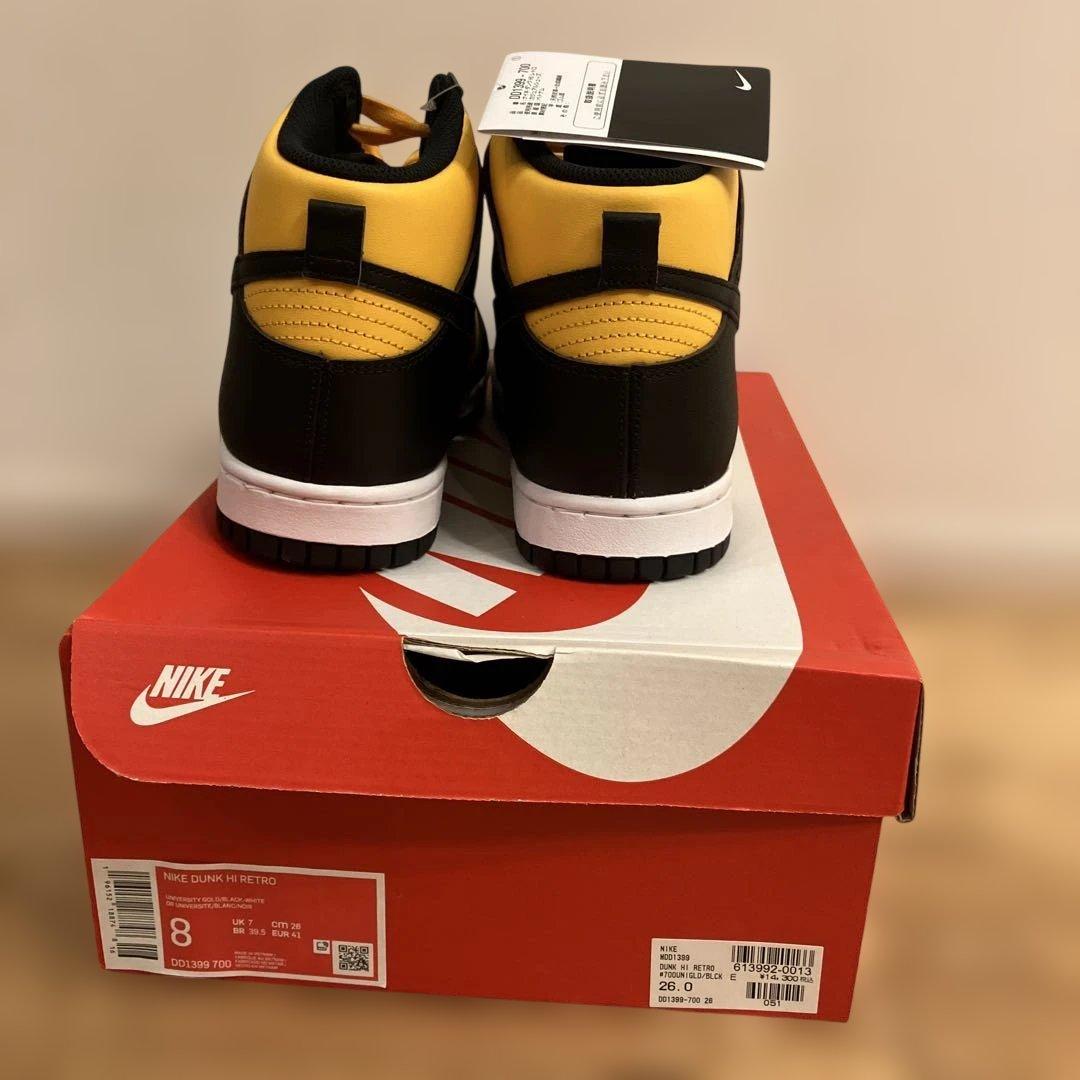 【新品】DUNK HI RETRO 26.0cm