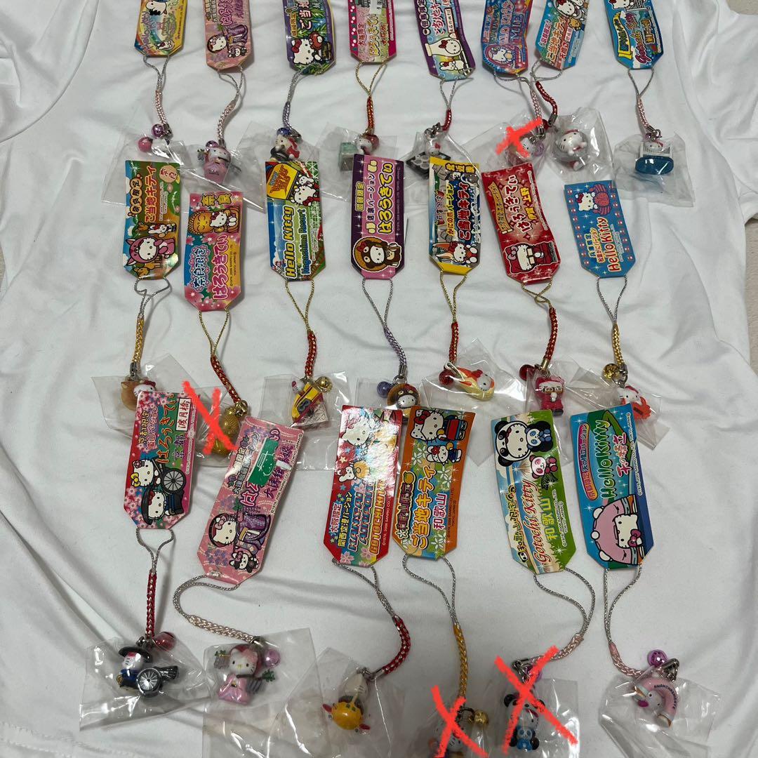 激レア　ハローキティ　ご当地キティ ストラップ　根付　まとめ売り