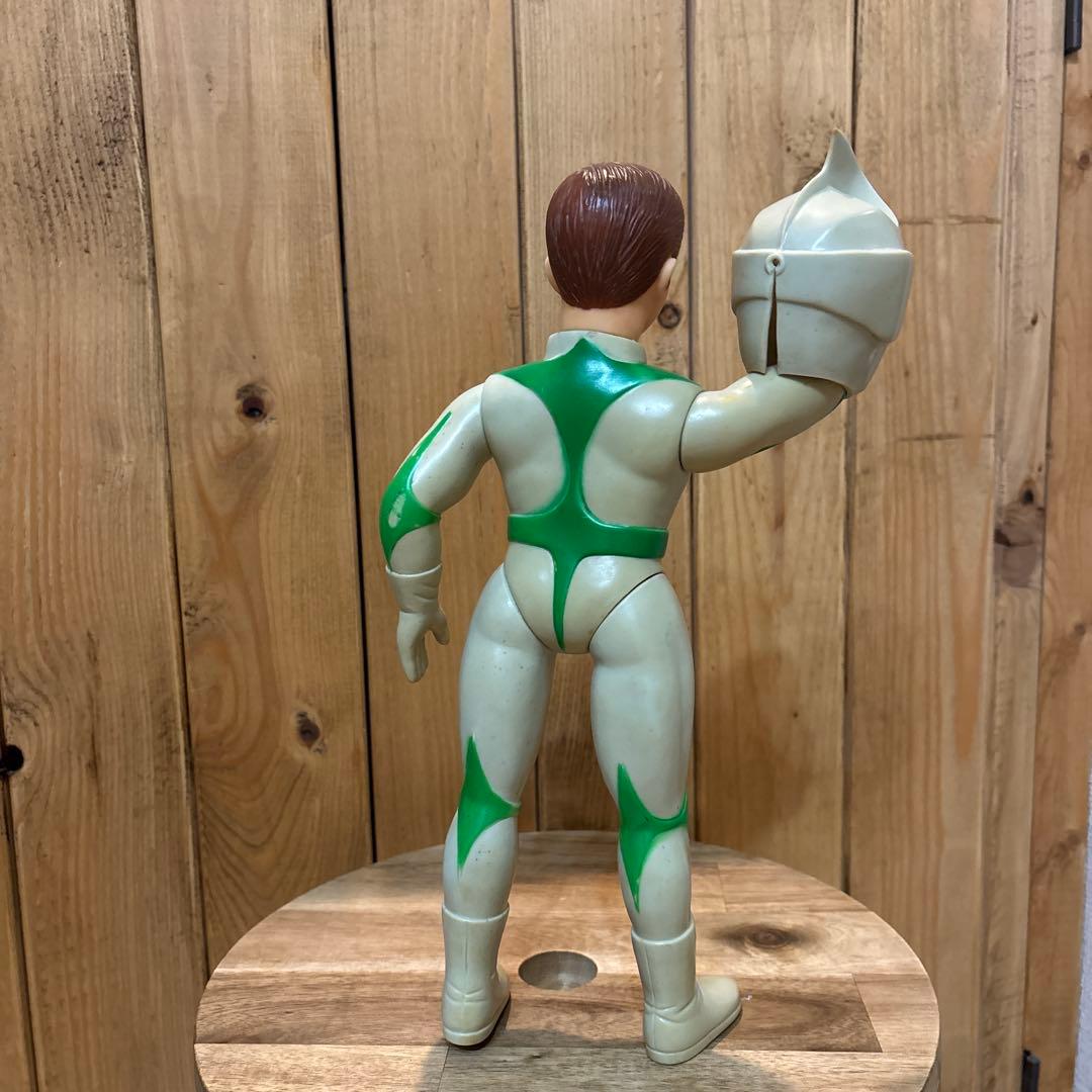 ミラーマン ソフビ ブルマァク 面付き (面被らせないで300mmぐらい)