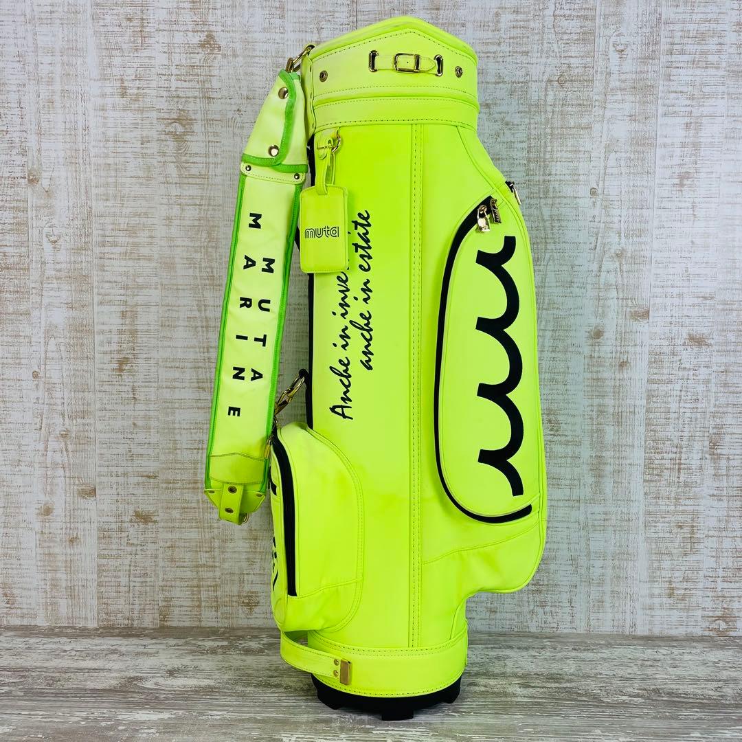 MUTA MARINE GOLF ムータマリン ゴルフ　キャディバッグ　イエロー