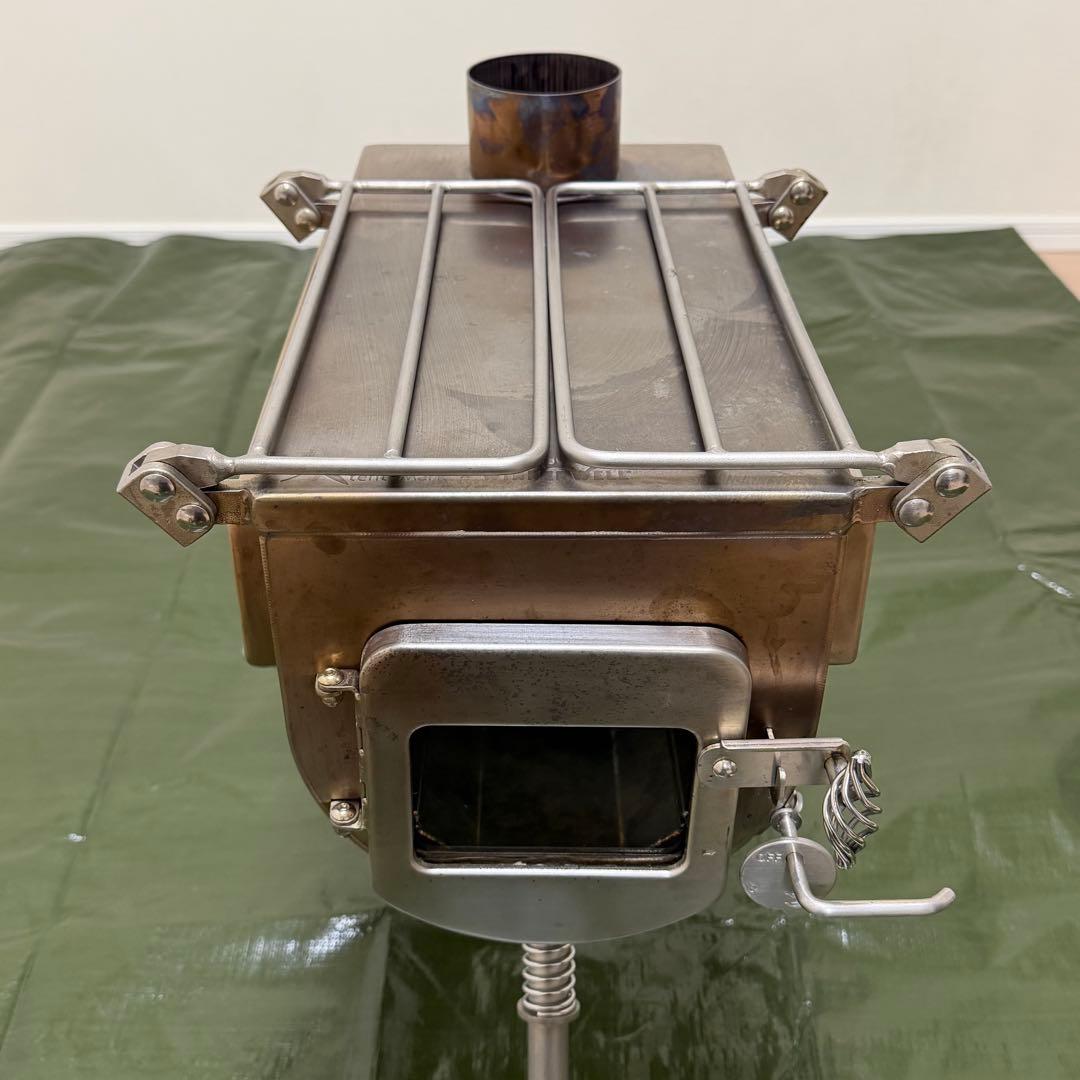 【使用3回】テンマクデザイン 薪ストーブ サイドビューM 外気導入