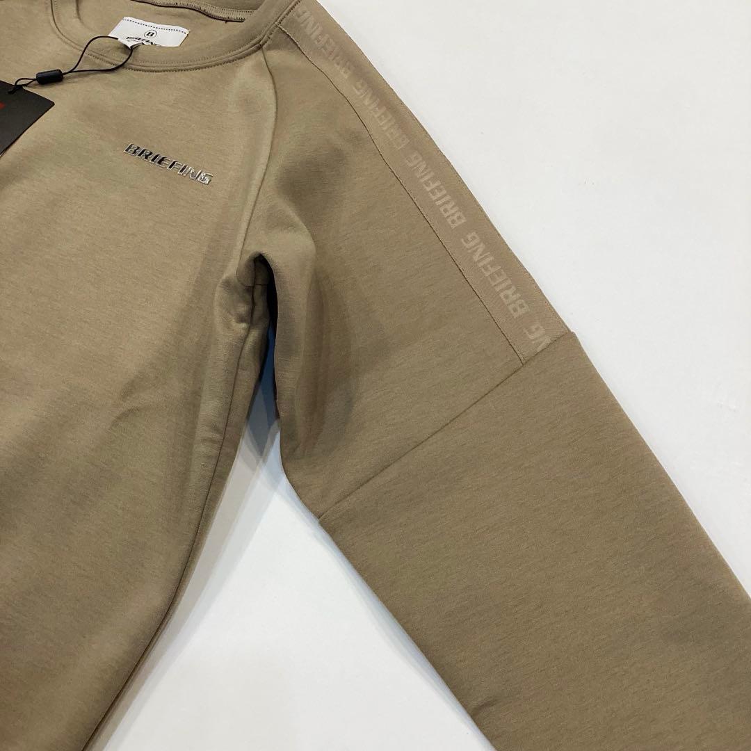 BRIEFING 新品　WS WARM LOGO LINE CREWNECK M