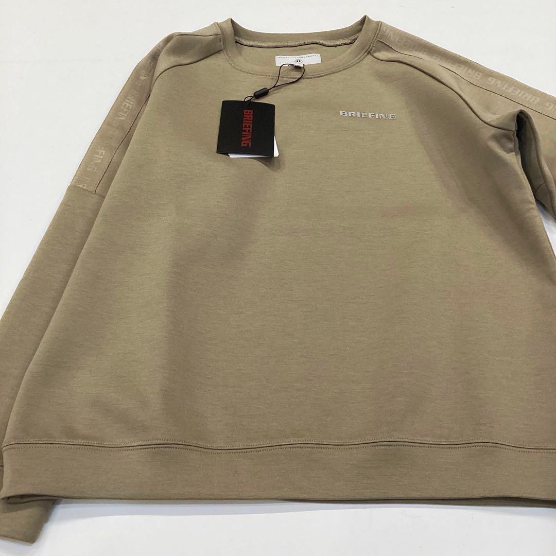 BRIEFING 新品　WS WARM LOGO LINE CREWNECK M