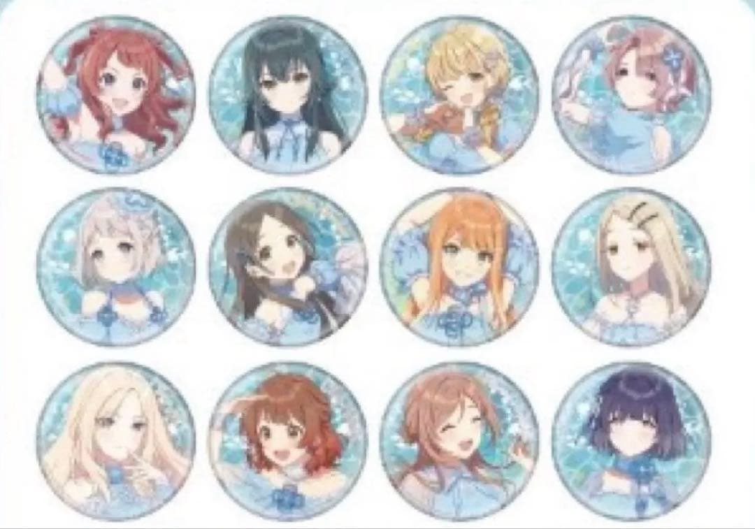 学園アイドルマスター　サンシャイン水族館　缶バッジ　セット【24個新品未開封】