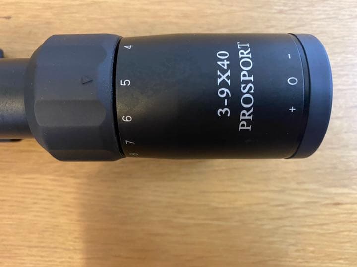 SIMONS ライフルスコープ 3～9×40 マウントリング付き