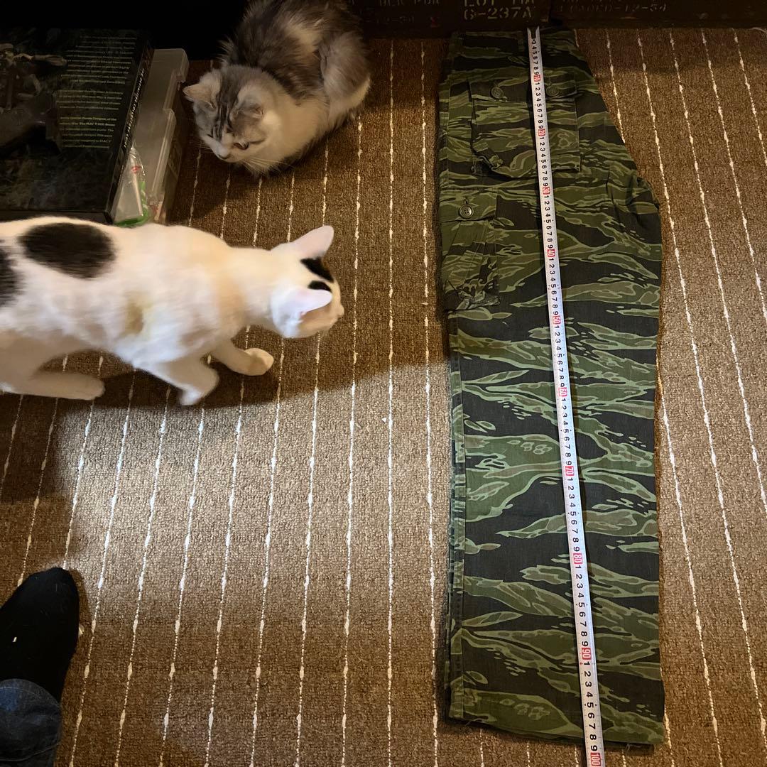 60S ベトナム戦　タイガーストライプ　パンツ　ビンテージミリタリー