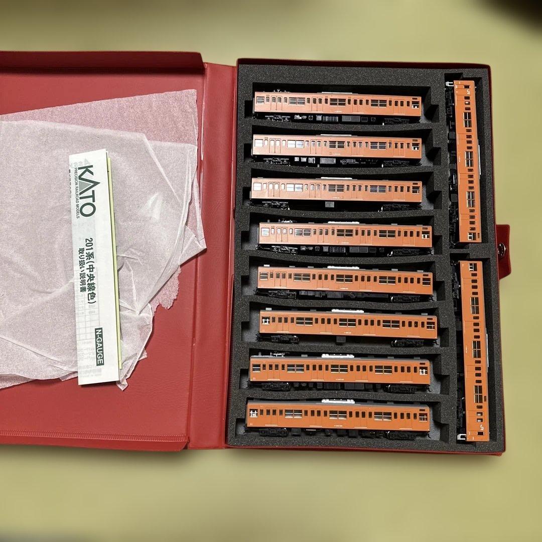 カトー　鉄道模型　201系　中央線色