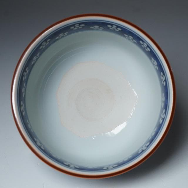 三浦竹泉　祥瑞金襴手茶碗　共箱　茶道具　抹茶碗　京焼　磁器