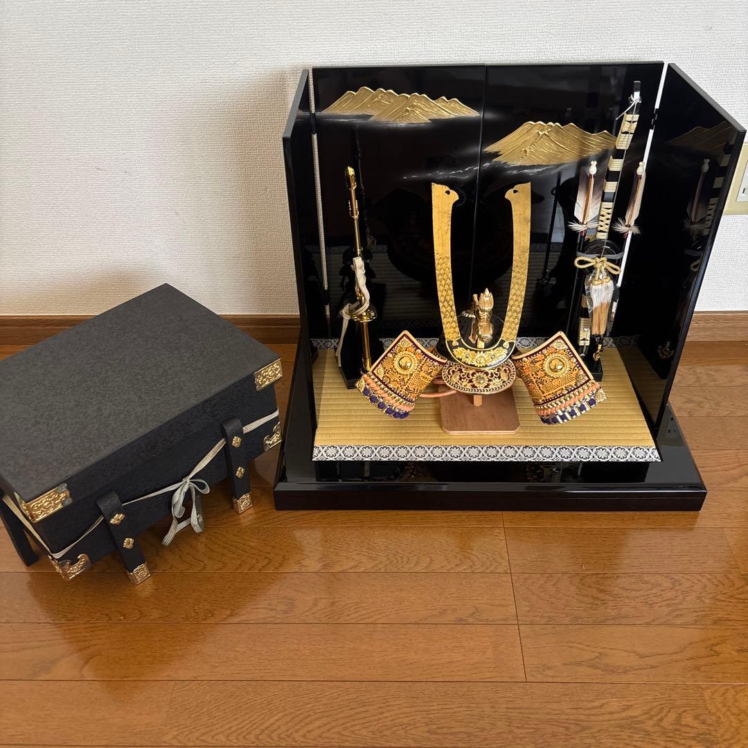 端午の節句　兜セット　光玉作