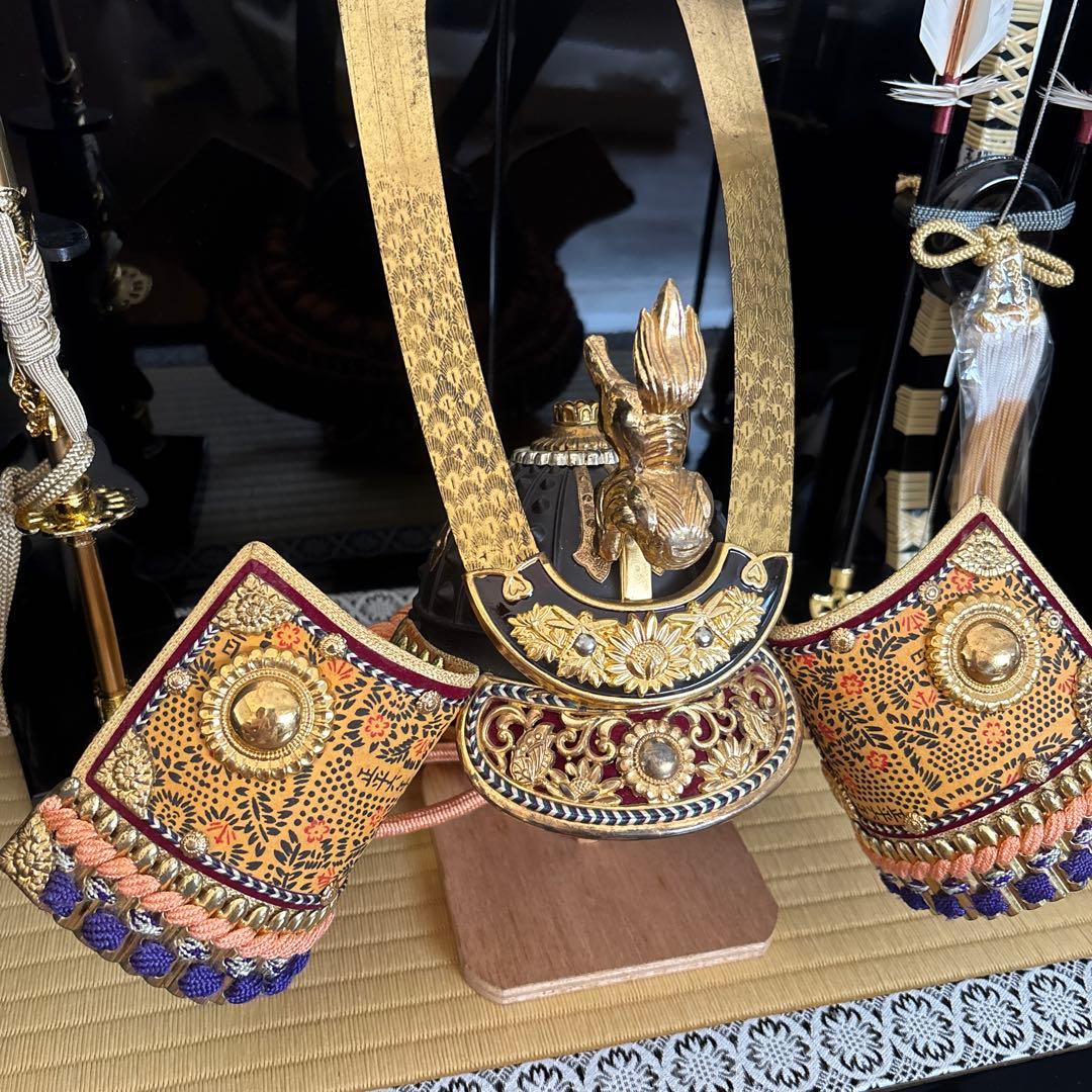 端午の節句　兜セット　光玉作